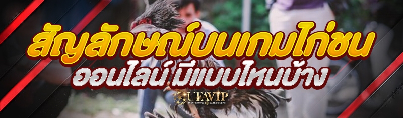 สัญลักษณ์บนเกมไก่ชนออนไลน์ มีแบบไหนบ้าง